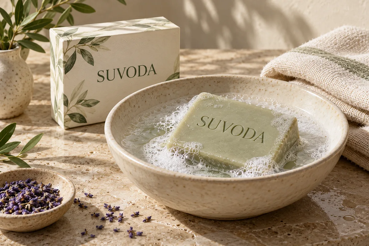Benefits of Gentle Cleansing editorial still life