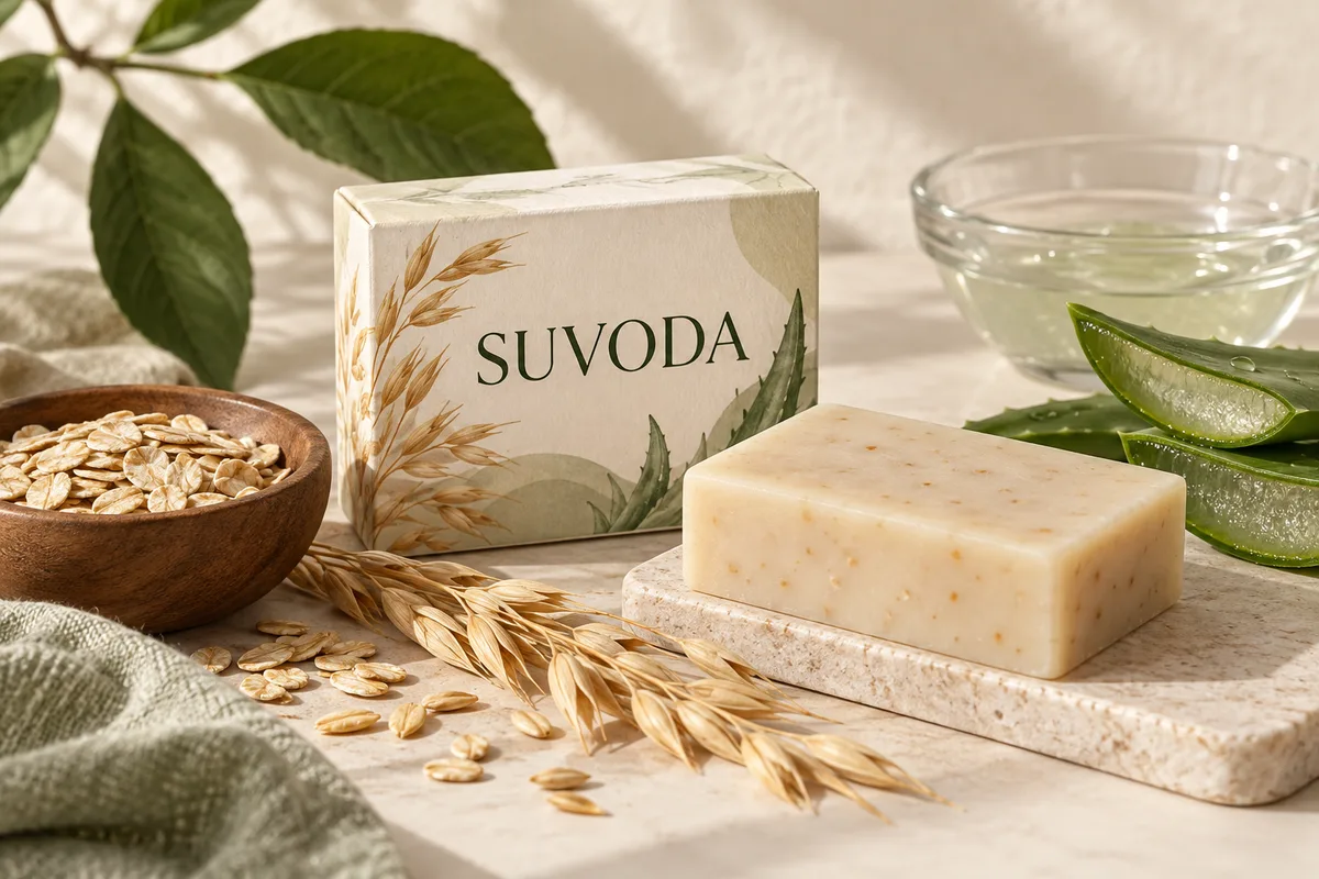 Soap Ingredients Explained editorial still life